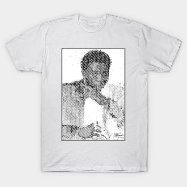 Chadwick Boseman Mosaic T-Shirt by ArtOfGrime